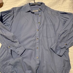 Free People Happy Hour Solid Poplin Top